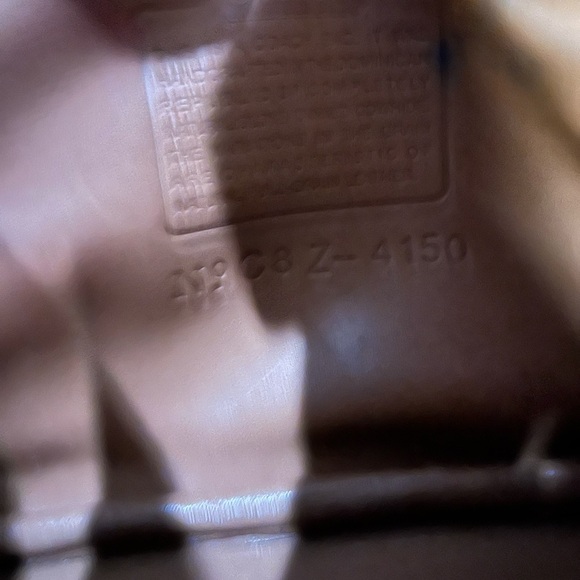 Vintage 90's Coach Fletcher Brown Leather Bag - Picture 5 of 6